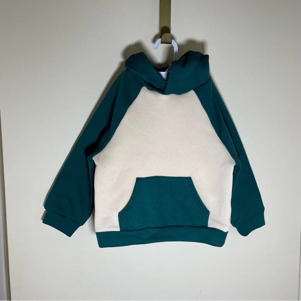 Sz 4Y Shein 3 pcs set boys Green Dinosaur Hoodie and Pants Set - Picture 10 of 16